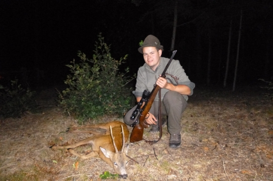 August 2013 môj  prvý srnec