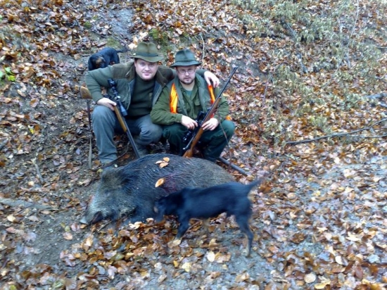 Z prvej spoločnej poľovačky...