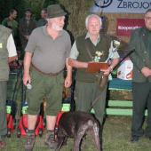 Víťaz MJK 2009 Ringo z Potôňskej lúky a vodič Ján Kolenič