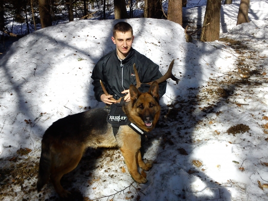 Dnešná prechádzka s kamarátom