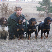 z prava Nera Hraples,Andy morske oko,Bessy z Navratnej,Honey