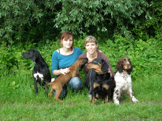 potulky lesom,2 kamošky, 2 psy, 2 fenky