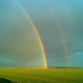 Duha nad Černou horou