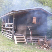 poľovnícka chatka vo Svidove