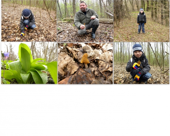 Dnes s vnukom na hubách