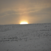 Včerajší západ slnka