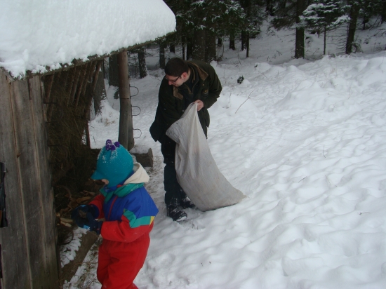 Prikrmovanie s našim drobcom