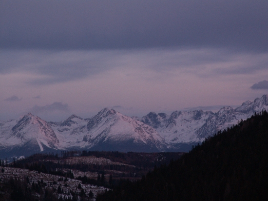 Tatry od Hudačovej