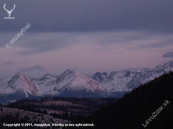 Tatry od Hudačovej