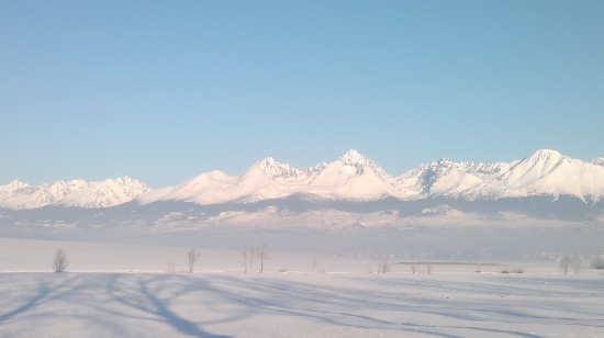 Zasnežené Tatry