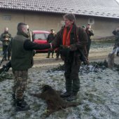 prasiatko zo spoločnej polovačky