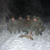 úspešná polovačka na líšky, kamarátmi