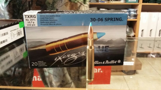 S&B Exergy Blue 10.7g/30-06