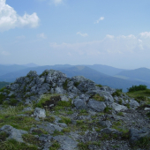 Pohlad z Klaku smerom na Strazovske Vrchy