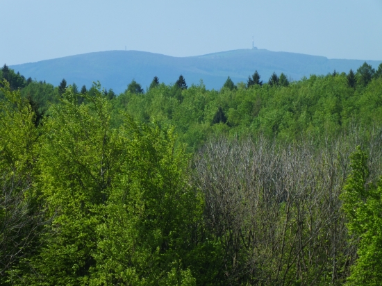 Po hrebeni Bielych Karpát.