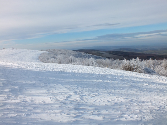 Zima na hrebeni Karpát