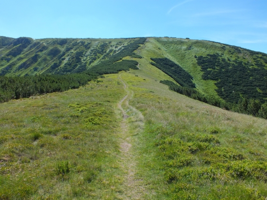 Chodník na hrebeň