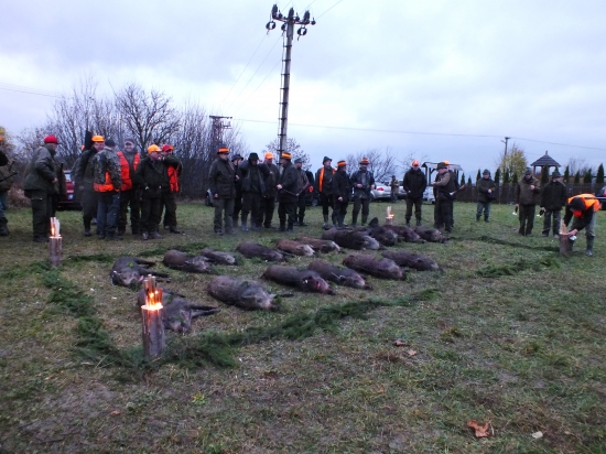 Dnešná spoločná polovačka.