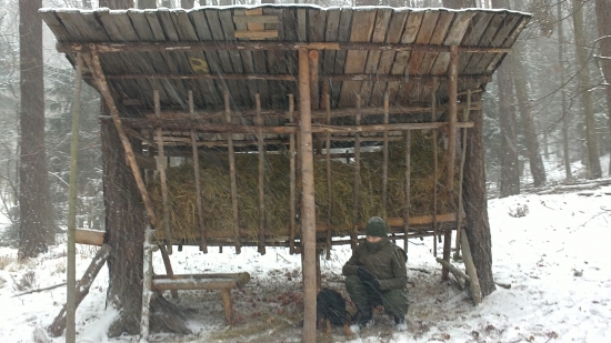 Ja a Dino pri prikrmovaní .