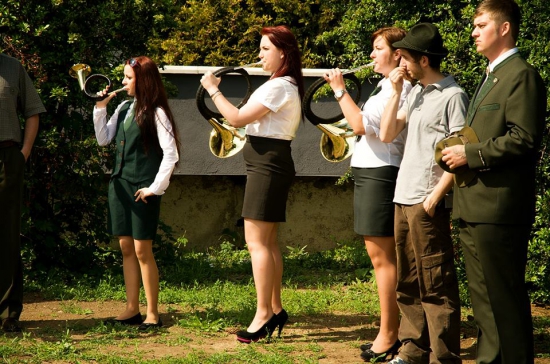 Stavanie májov Lesníckej Fakulty TUZVO