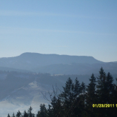 pohľad na Klenovský Vepor z Vološinca