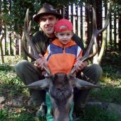 Moj prvy jelen a moj syn Lukas