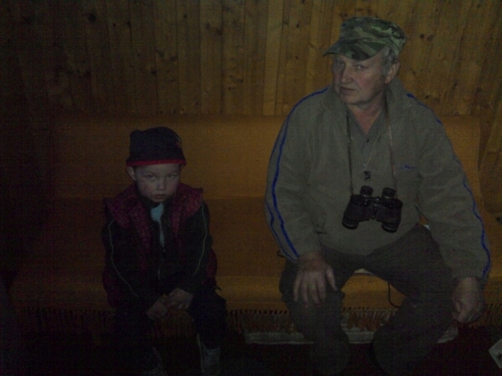 Prvy krat z dedom na posede