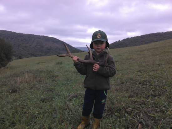 Včera na hubach sa malemu zadarilo.