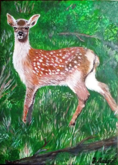 jelienča podľa fotografie Vaška Bystřického