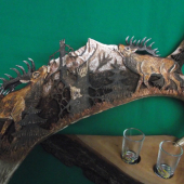 Jelenia ruja v podhorí Tatier.