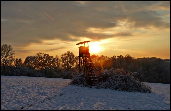 posed pri západe slnka ...