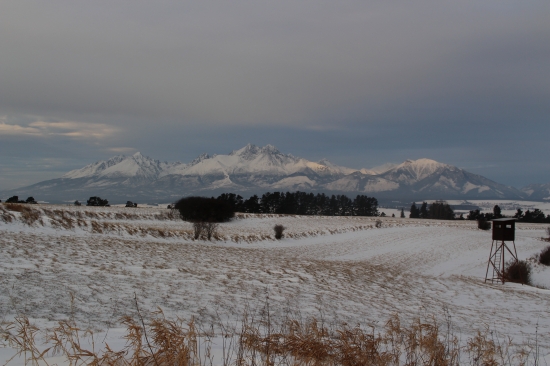 Ranný pohľad na Tatry...