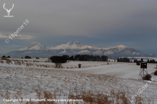 Ranný pohľad na Tatry...