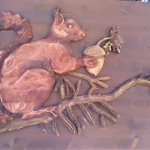 Veverička na balkón rozmer 145x80