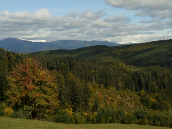 Z vyhliadky nad Ponikami