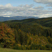 Z vyhliadky nad Ponikami