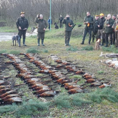 Prvá tohtoročná spoločná poľovačka na bažantov