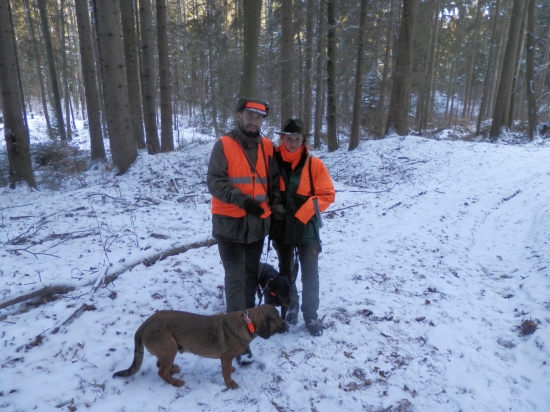 Naháňka na černou a vysokou zvěř.