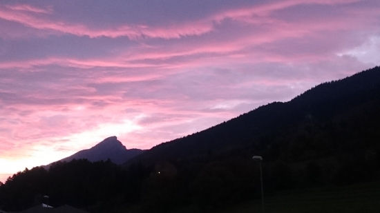 Prebúdzajúce sa ráno nad Malým Rozsutcom