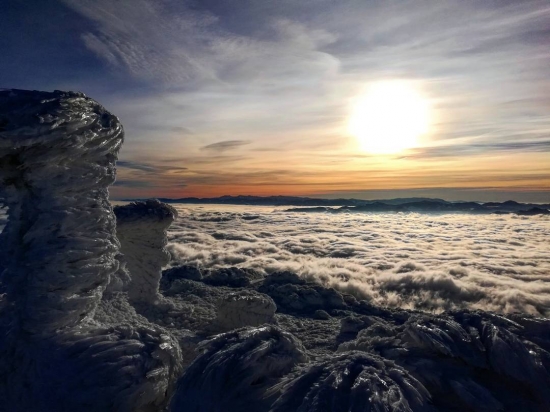 Východ slnka z Kriváňa