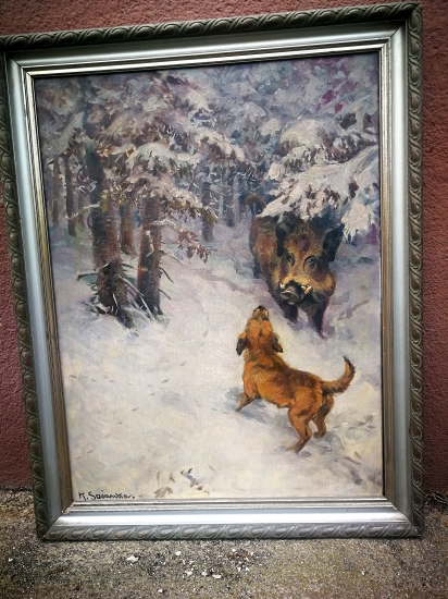 Sovanka - Diviak a pes