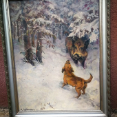 Sovanka - Diviak a pes