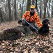 Individuálna poľovačka s kopovkou na diviaky