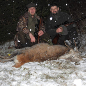 Zasnežený podvečer