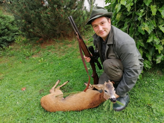 Vytúžený, vychodený prvý srnček