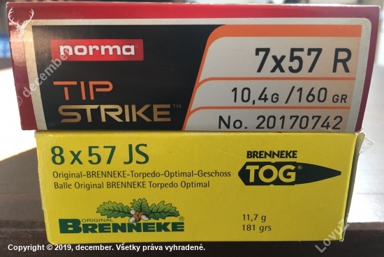 Norma TIP STRIKE a Brenneke Tog