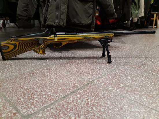 Cz 455 THUMBHOLE YELLOW 22Lr