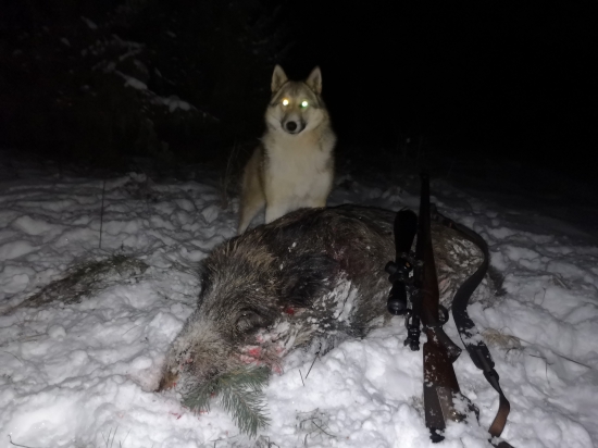 Vydarená postriežka s kamarátom.