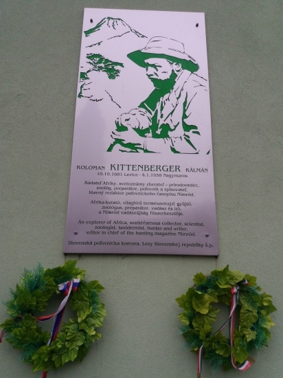 Pamatna tabula na budove  Odstepneho lesneho zavodu  Levice