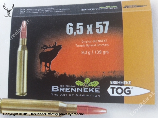 6,5x57 Brenneke TOG